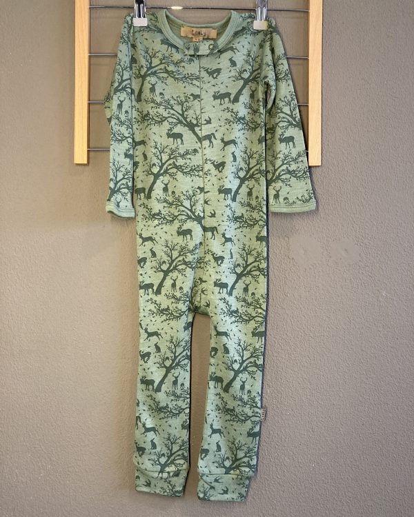 Wool Overall Green