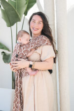 Neko Half Buckle Baby Carrier - Mocha (Linen)