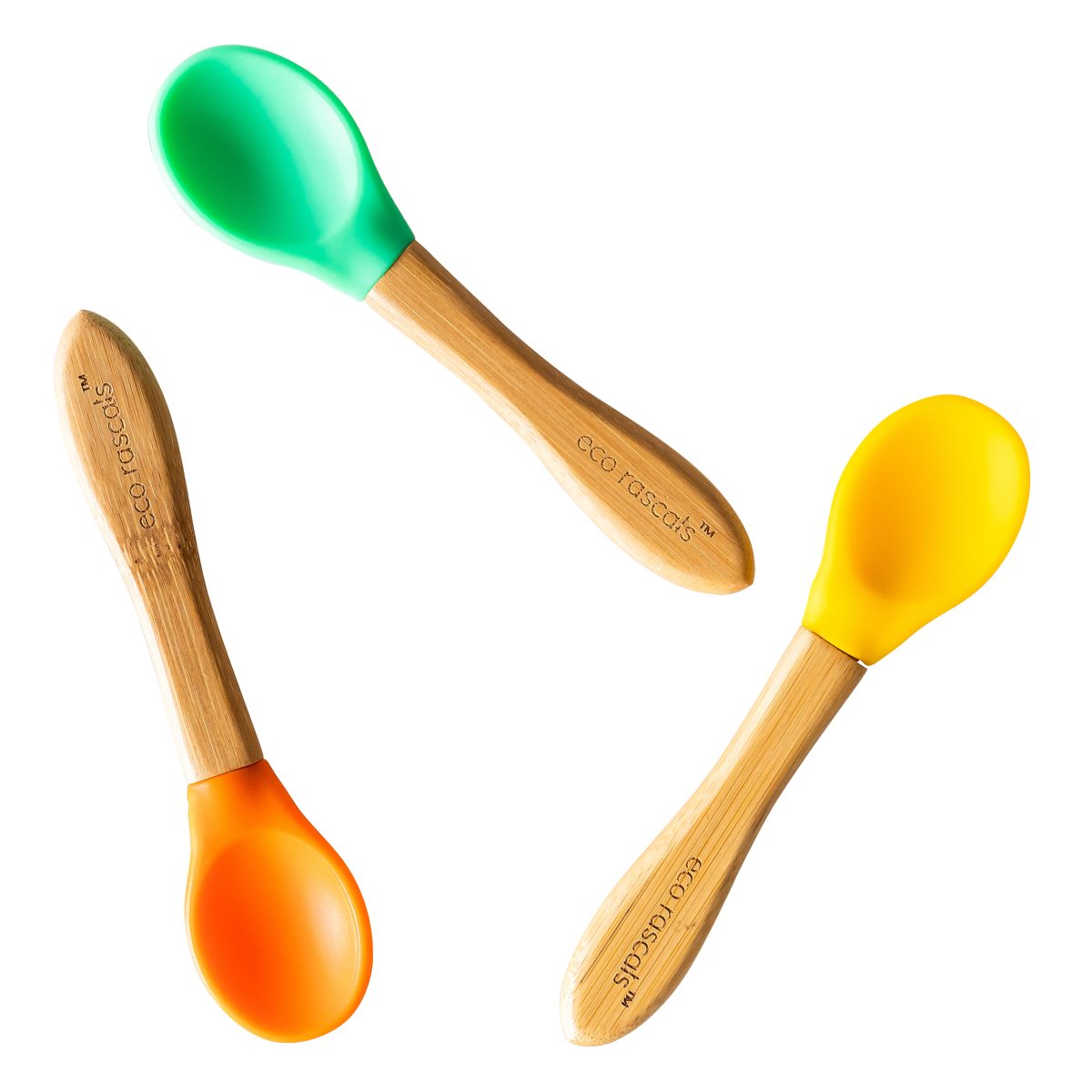 Bamboo and Silicone Spoons