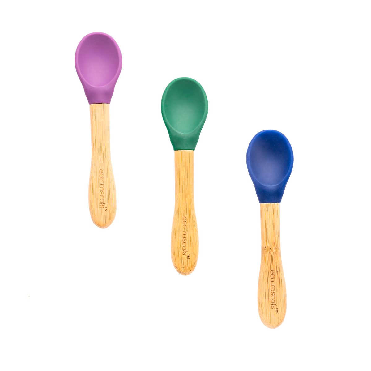 Eco Rascals - Bamboo and Silicone Spoons