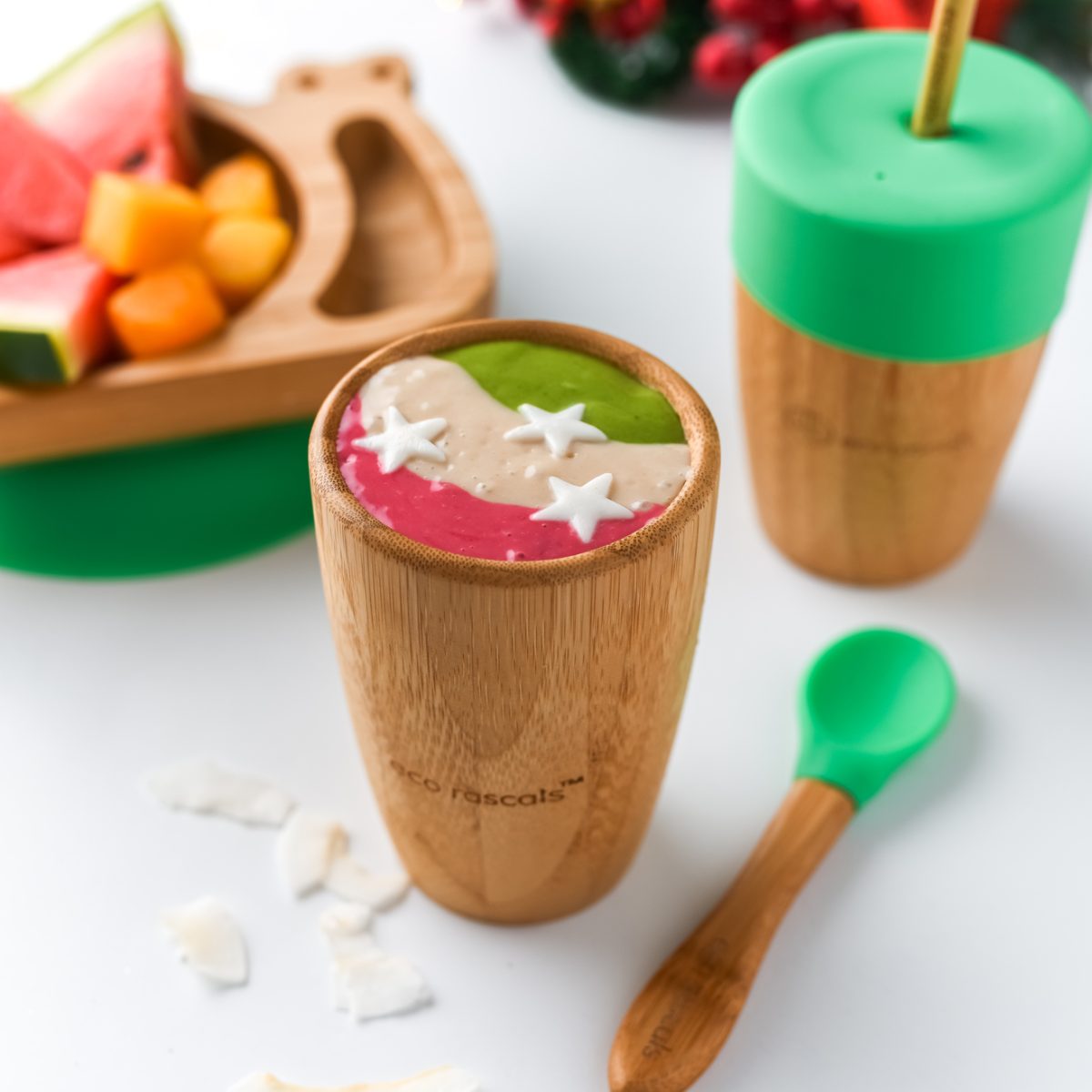 Eco Rascals bamboo cup with straw