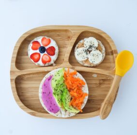 Eco Rascals Bamboo Toddler Section Plate