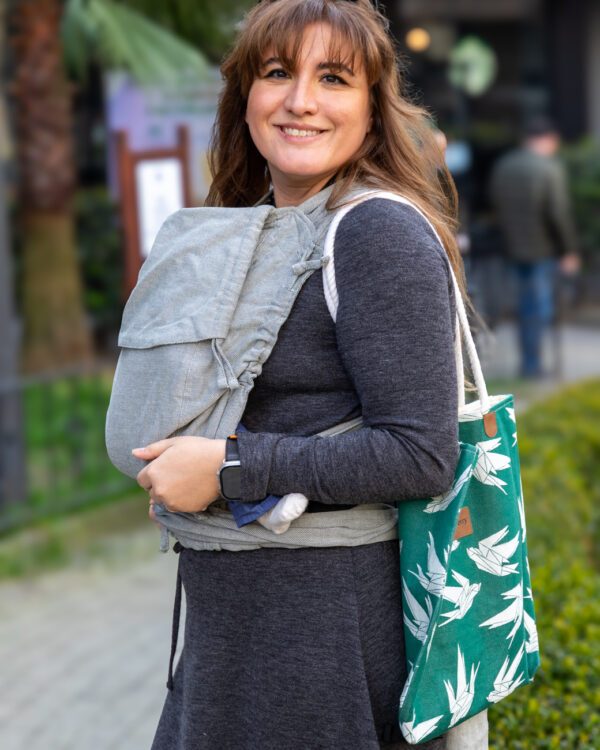 Huggytai Baby carrier - Siver