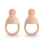 Mushie Blush Silicone Fresh Food Feeder