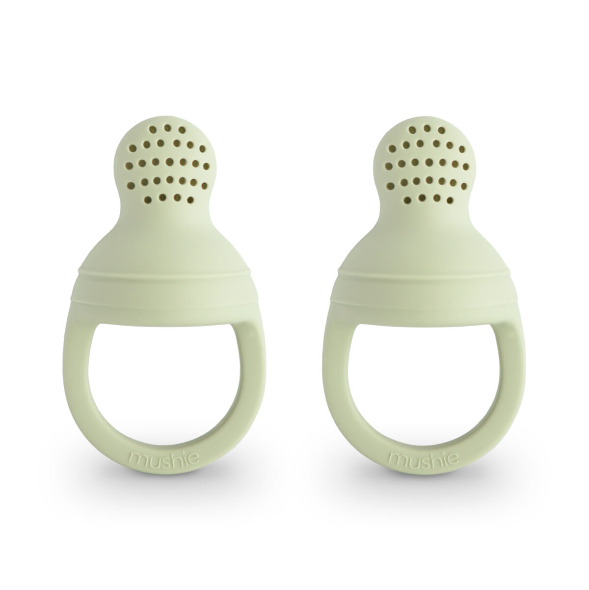 Mushie Sage Silicone Fresh Food Feeder